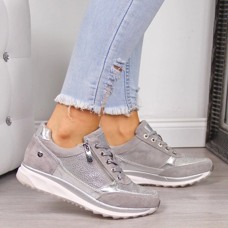 Sparkle - Bequeme Sneaker mit Zipper