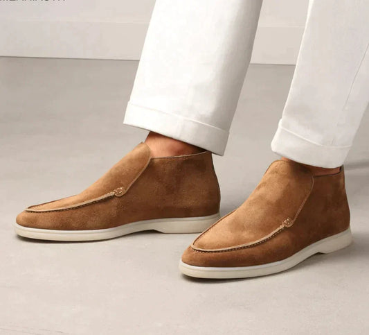 Argyle - Herren-Wildleder-Loafers