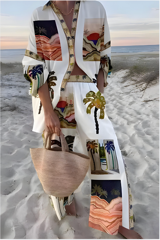 Thalia - Set mit Resort-inspiriertem Druck