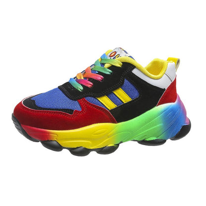 Jolie - Farbenfrohe Damen-Sneaker mit dicker Sohle