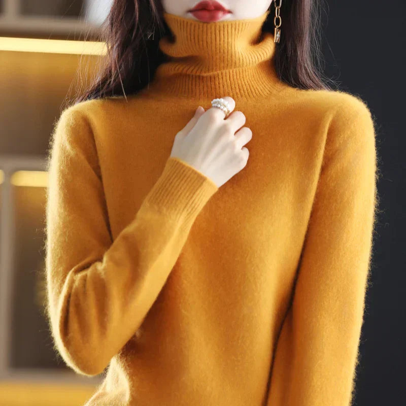 Letizia – Stilvoller Pullover mit hohem Kragen