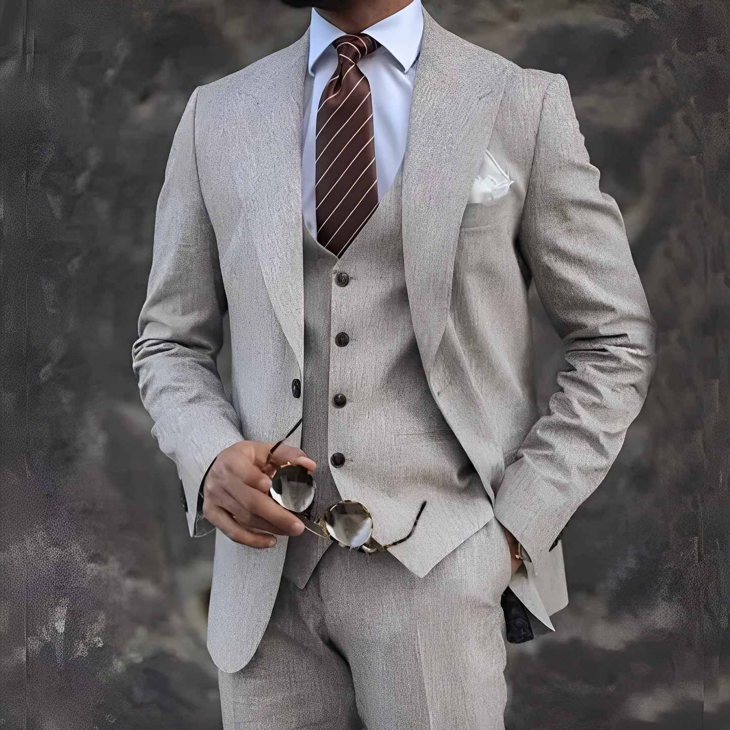 Cordell - Eleganter, formeller Dreiteiler für Herren