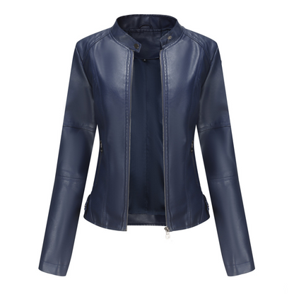 Martha - Modische, enge Damenlederjacke
