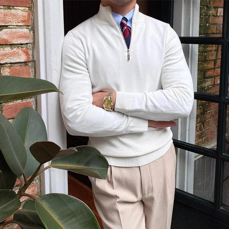 Hugo - Pullover mit Halbzipper