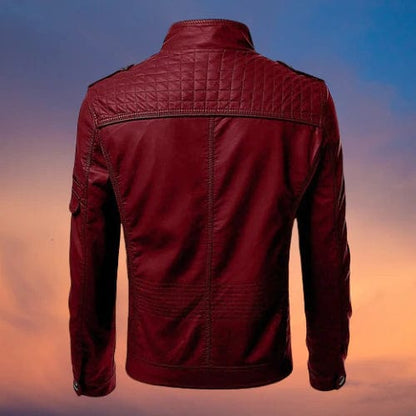 Lucas - Luxuriöse Lederjacke im modernen Stil