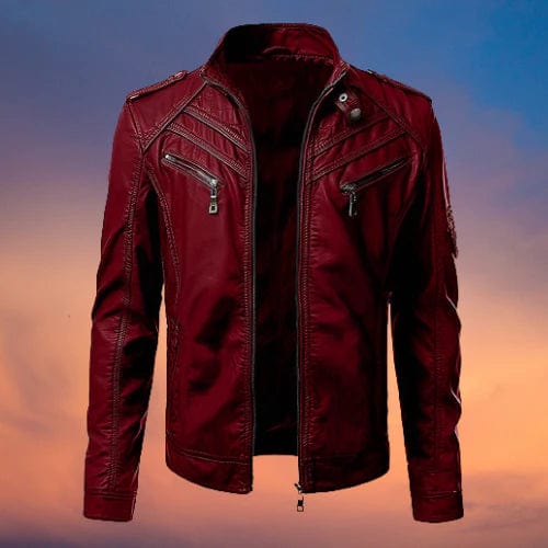 Lucas - Luxuriöse Lederjacke im modernen Stil