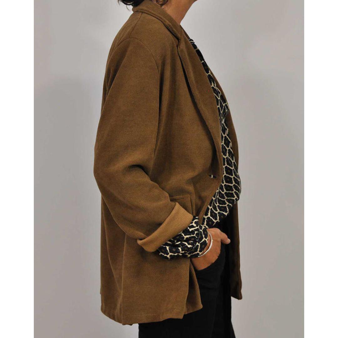 Meriva - Frauenbluse mit V-Ausschnitt und Knöpfen, locker