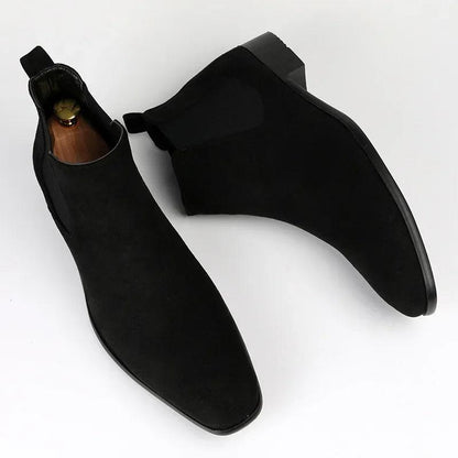 George – Herren Chelsea Stiefel im Wildleder-Stil