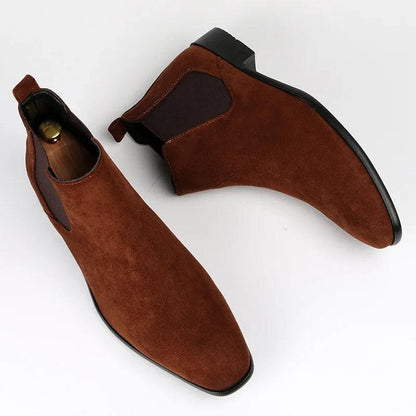 George – Herren Chelsea Stiefel im Wildleder-Stil