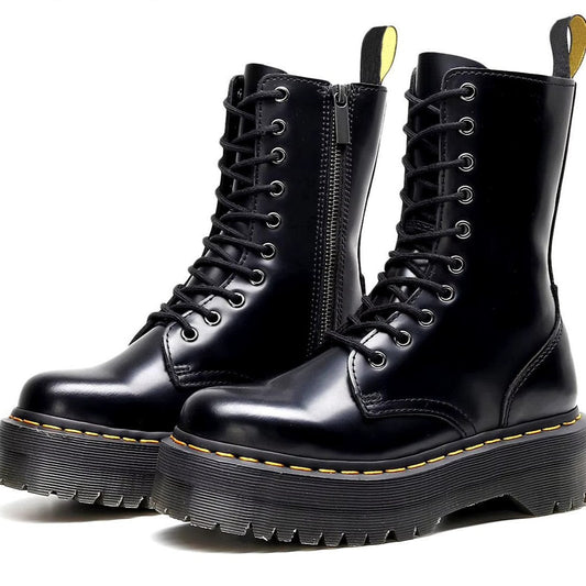Edda – Winterstiefel mit Profilsohle & Reißverschluss