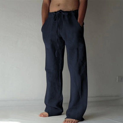Anton - Casual Leinenhosen in Einfarbig