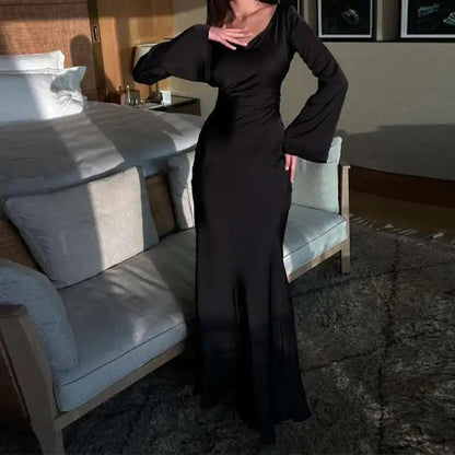 Vivian – Schickes Abendkleid mit Weiten Ärmeln