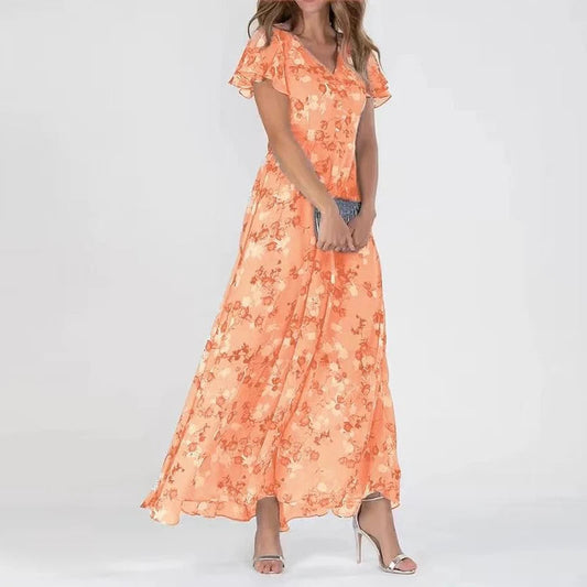 Vicky – Maxi-Blumenkleid