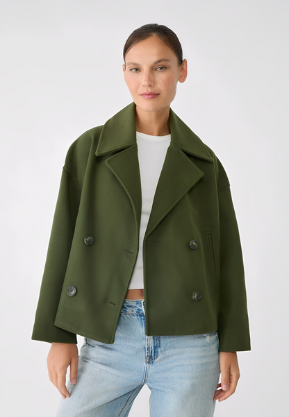 Claire – Kurze Schicke Zweireihige Jacke
