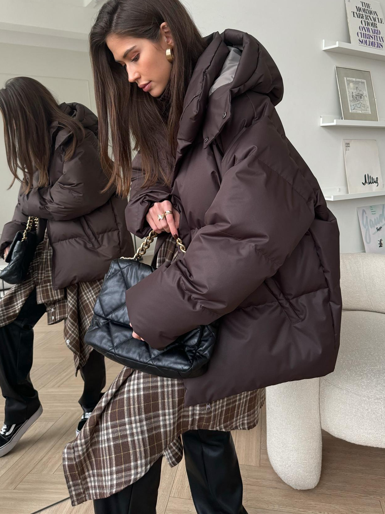 Natalia – Kuschelige Kapuzen-Daunenjacke