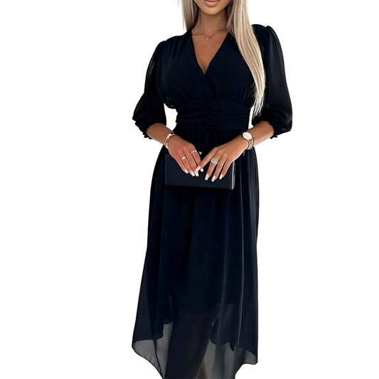 Abigail – Luftiges Chiffonkleid mit Seiden-Optik
