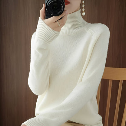 Ulyssa - Eleganter Frauen-Kaschmir-Rollkragenpullover