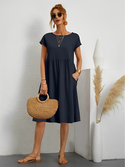Amira – Schickes Sommerkleid mit Ärmeln