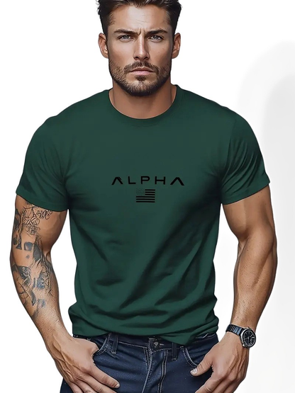 Neal - Einfaches Herren T-Shirt mit Rundkragen