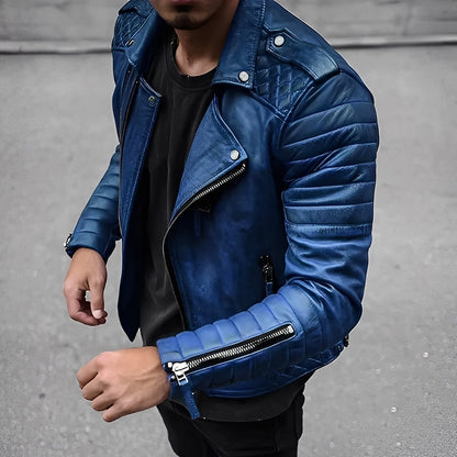 Easton - Herren-Lederjacke im Retro-Look