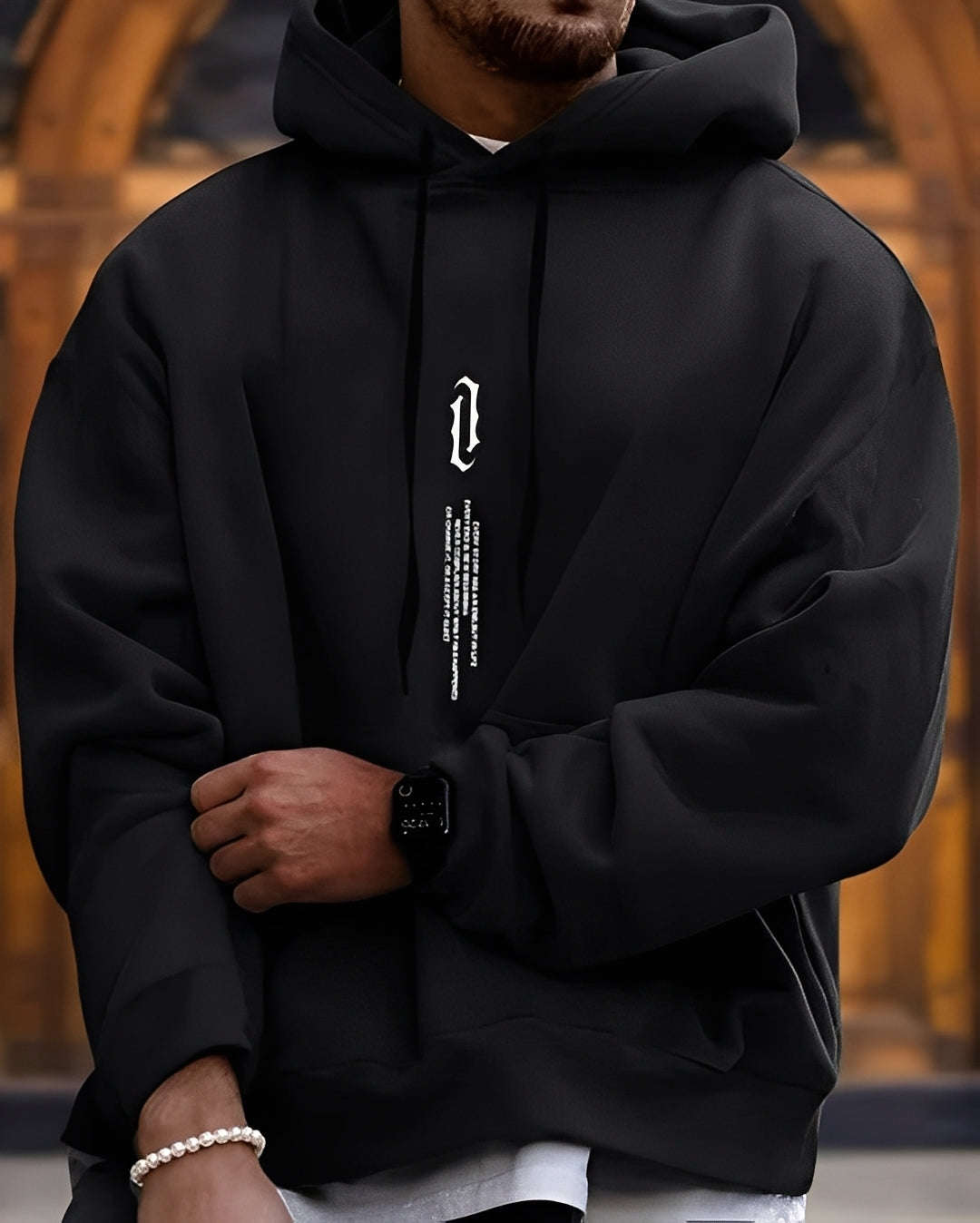 Clayton - Stilvoller und lässiger Herren-Hoodie mit Print