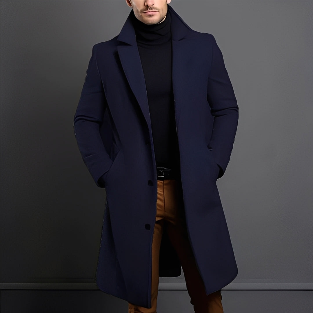 Tucker - Eleganter Woll-Trenchcoat für Herren