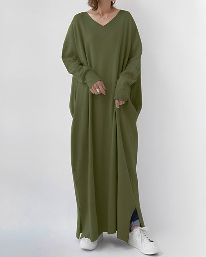 Eliana – Langärmeliges langes Kleid