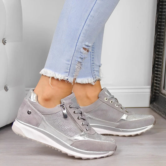 Kaycee - Modische Freizeitschuhe mit Reißverschluss für Frauen