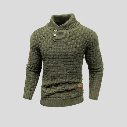 Eldon - Stilvoller Herrenpullover mit Knöpfen