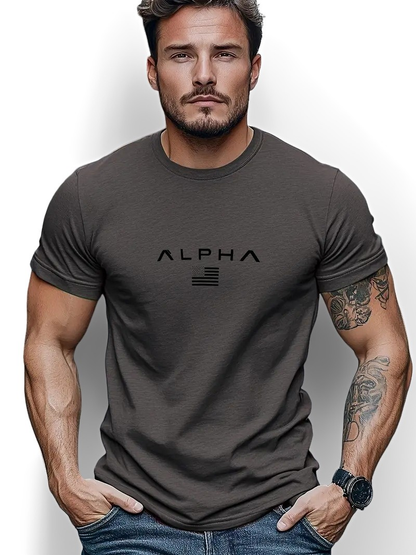 Neal - Einfaches Herren T-Shirt mit Rundkragen