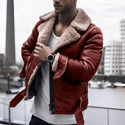 Nikolas - Elegant, warme Männerjacke