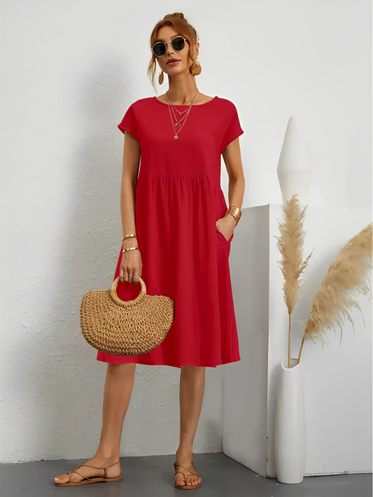 Amira – Schickes Sommerkleid mit Ärmeln