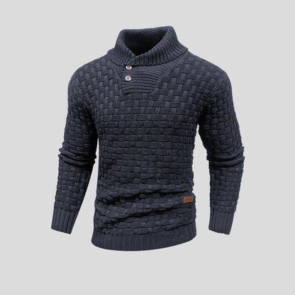 Eldon - Stilvoller Herrenpullover mit Knöpfen