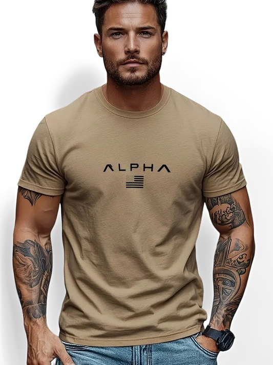 Neal - Einfaches Herren T-Shirt mit Rundkragen