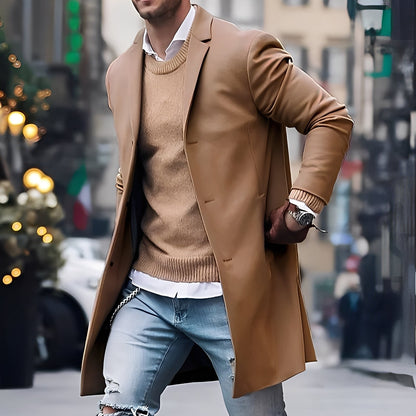 Landen - Schicker Herren-Trenchcoat mit Kragen