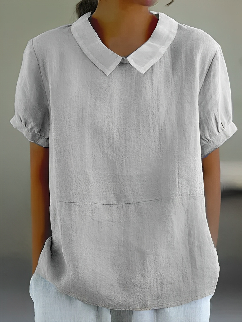 Alina – Luftige Bluse mit Kragen