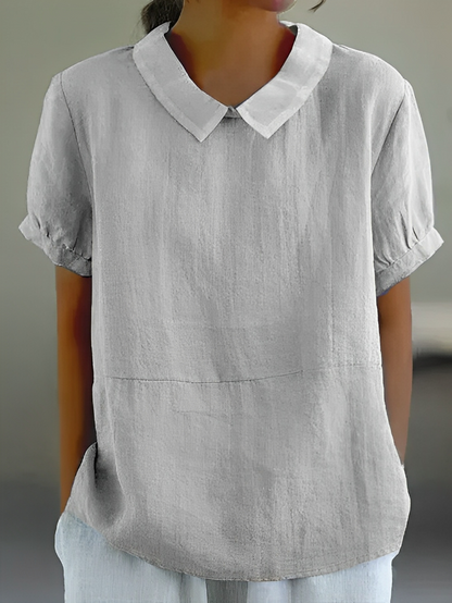 Alina – Luftige Bluse mit Kragen