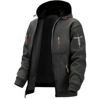 Lewin - Bequeme, warme Hoodie-Jacke für Männer