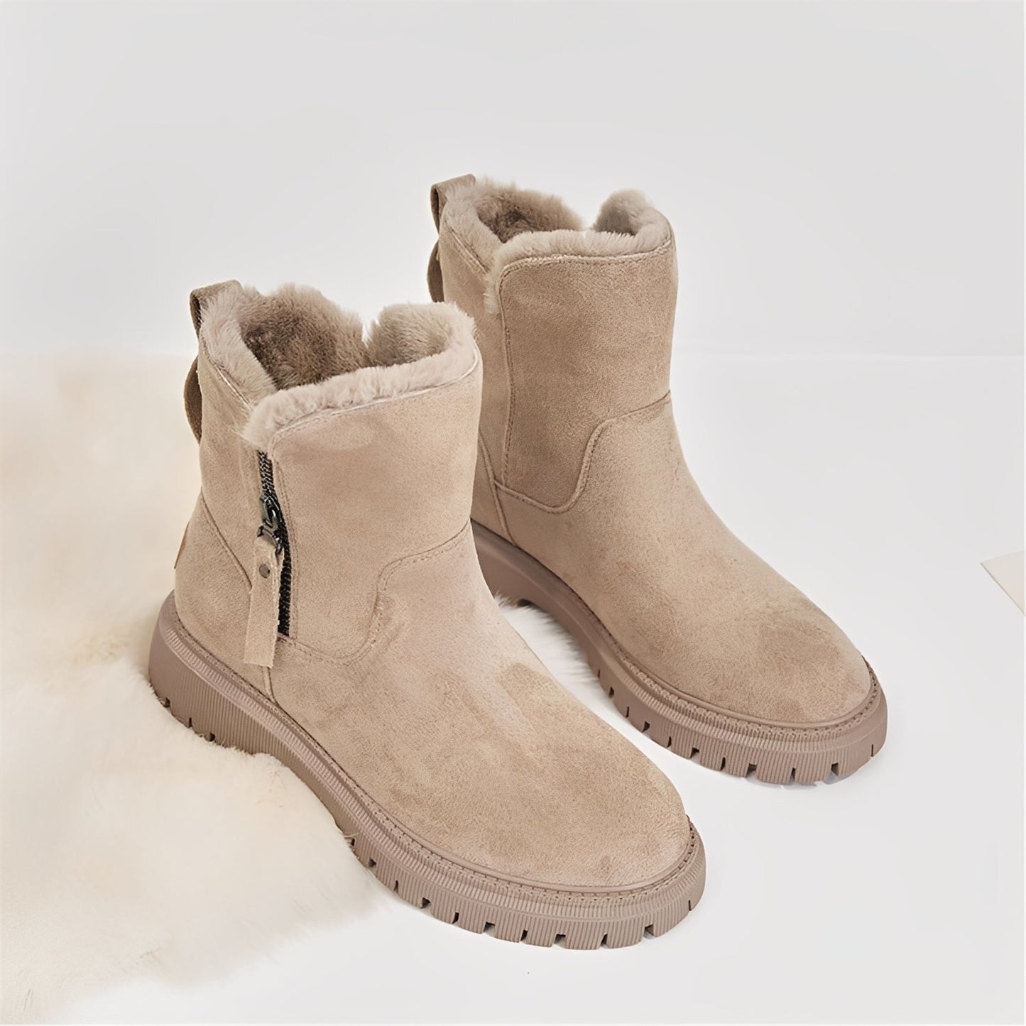 Raschelle - Stylische, leichte Damenstiefel mit Fleecefutter