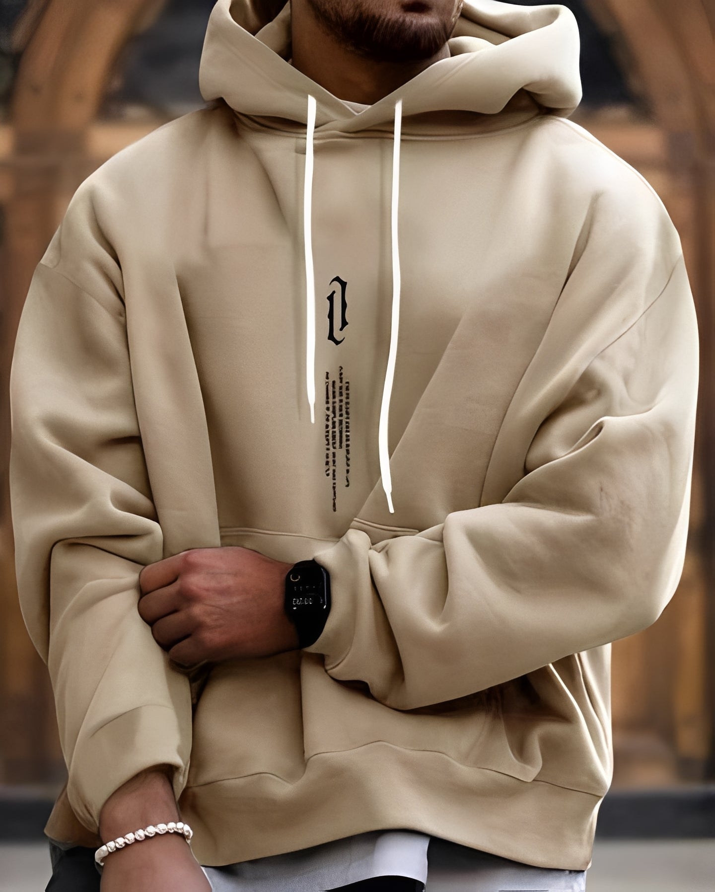 Clayton - Stilvoller und lässiger Herren-Hoodie mit Print