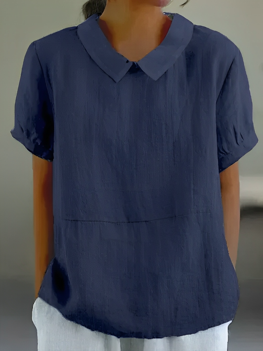 Alina – Luftige Bluse mit Kragen