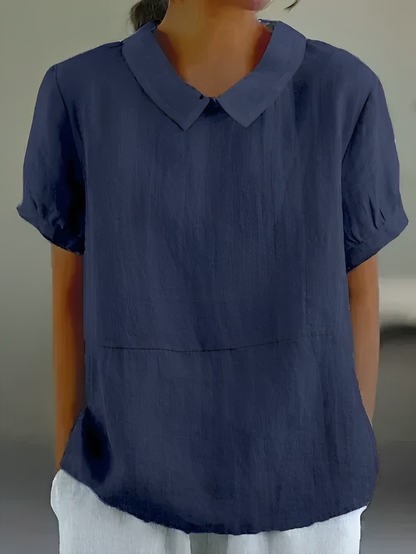 Alina – Luftige Bluse mit Kragen