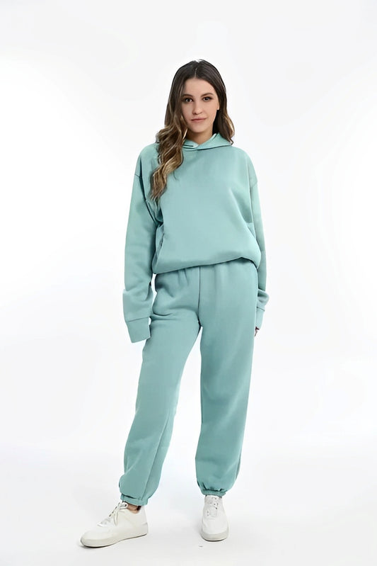 Nora – Damen Kapuzenpullover und Jogginghosen Set