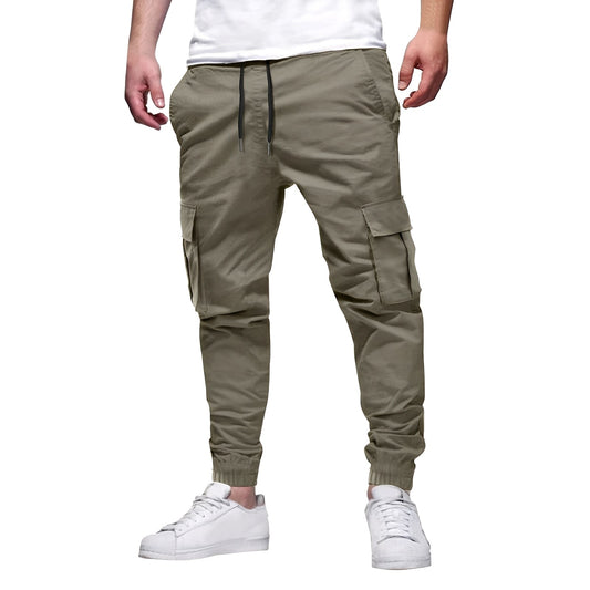 Tevin - Bequeme, schmal geschnittene Stretch-Cargohose für Herren