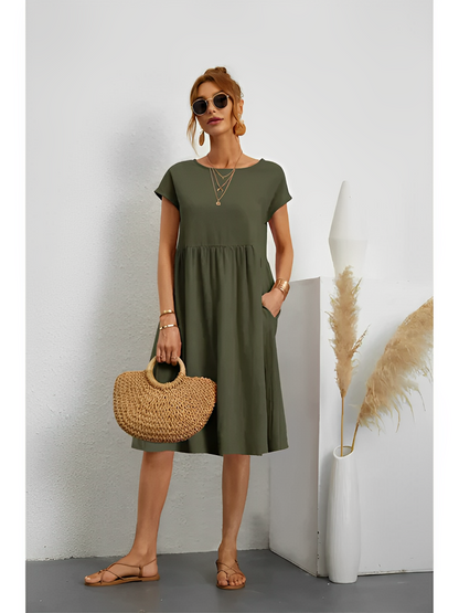 Amira – Schickes Sommerkleid mit Ärmeln