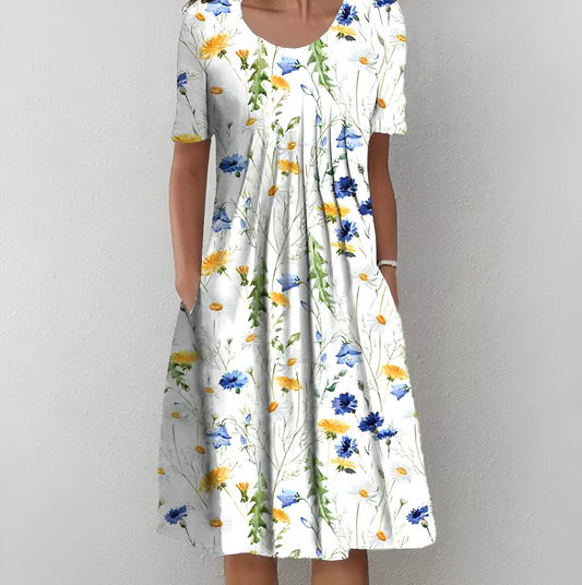 Jasmin – Designtes Sommer-Midikleid