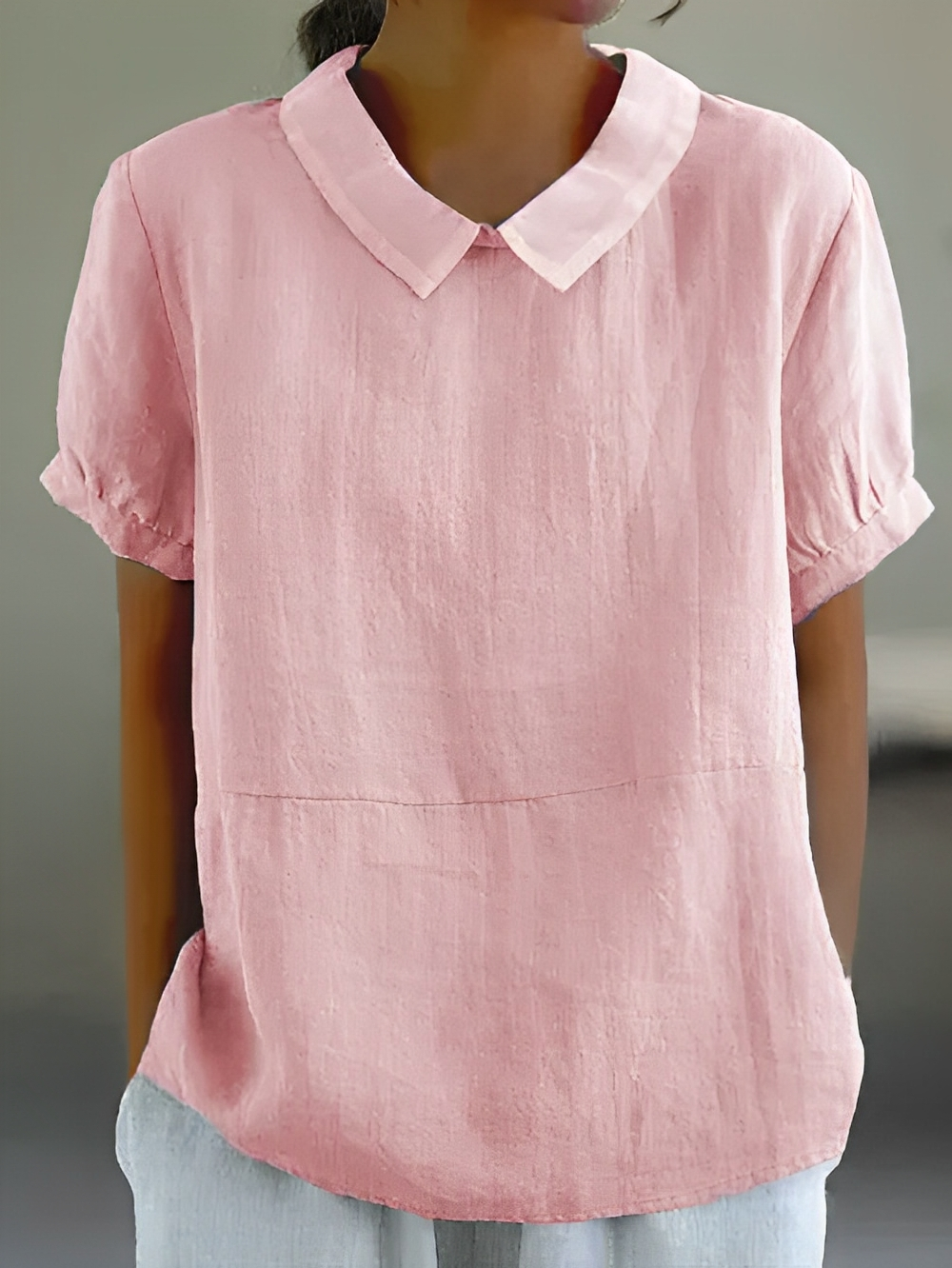 Alina – Luftige Bluse mit Kragen
