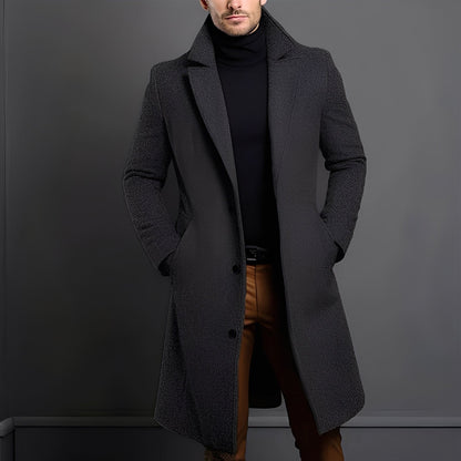 Tucker - Eleganter Woll-Trenchcoat für Herren