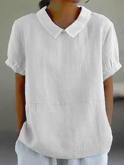 Alina – Luftige Bluse mit Kragen