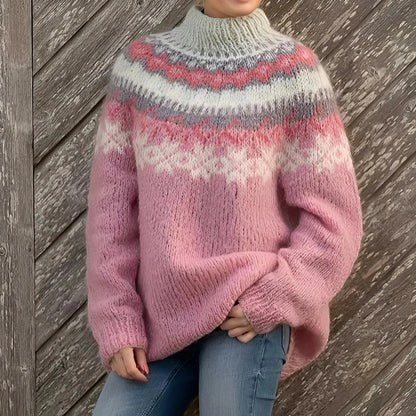 Remy - Klassischer Damenpullover mit Muster